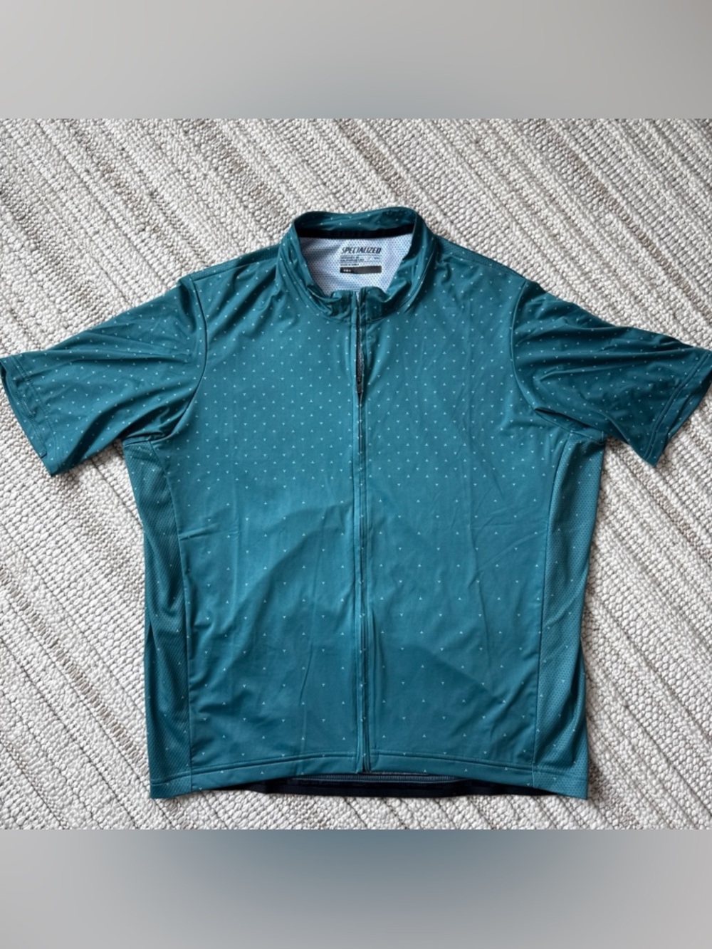 Specialized RBX Women's Green Jersey Short Sleeve MTB Bike Shirt Zipper Size XXL